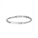 3mm Fuchsschwanz-Armband aus Edelstahl mit Silber-Finish - Memento Silver
